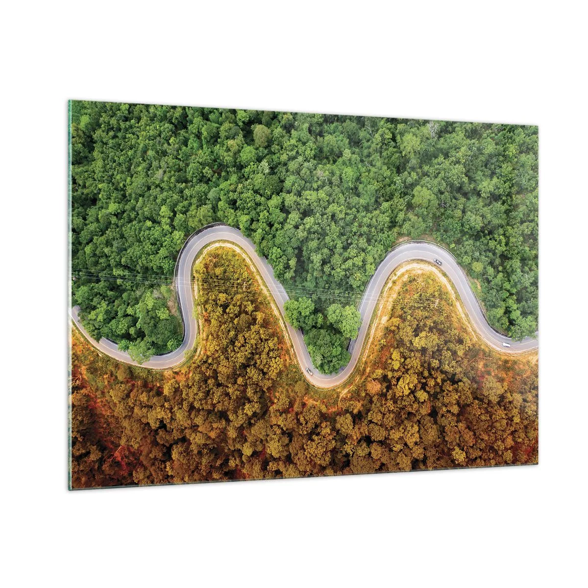 Üveg kép - Határok és áttörések - 100x70 cm