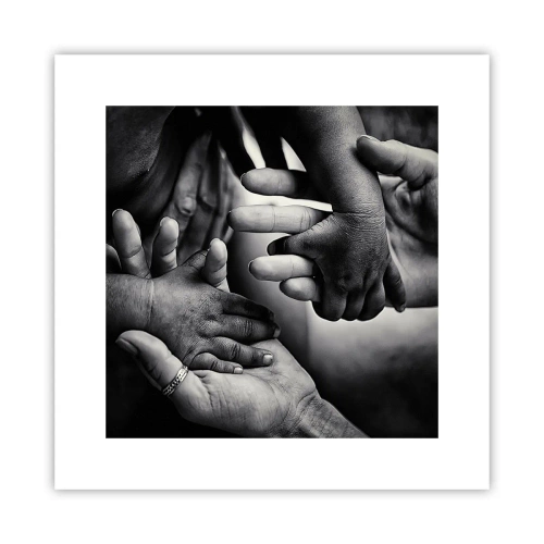 Poszter - Embernek lenni - 30x30 cm