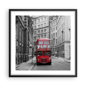 Poszter fehér keretben - A mindennapi életnek nem kell szürkének lennie - 50x50 cm