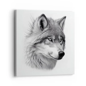 Vászonkép - Alfa - kétségtelenül - 30x30 cm