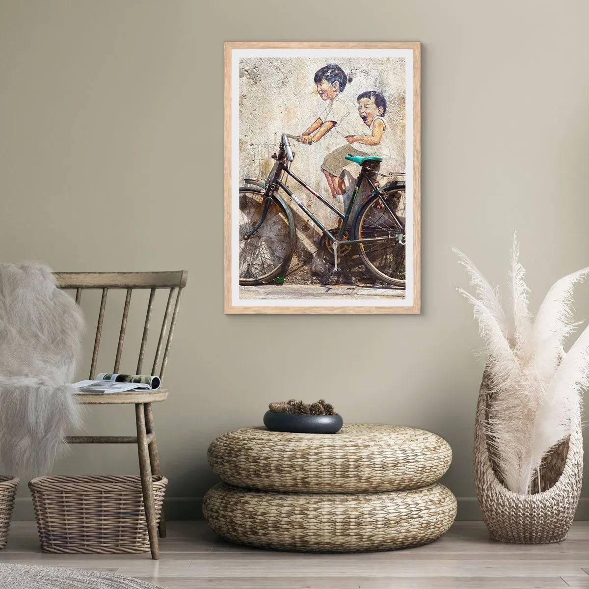 Poszter világos tölgy keretben - Igaz, vagy hamis? - 61x91 cm