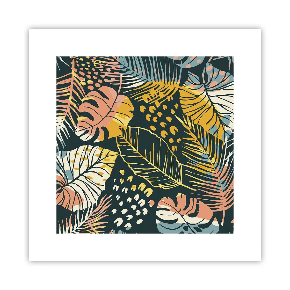 Poszter - Leveles fantázia - 30x30 cm