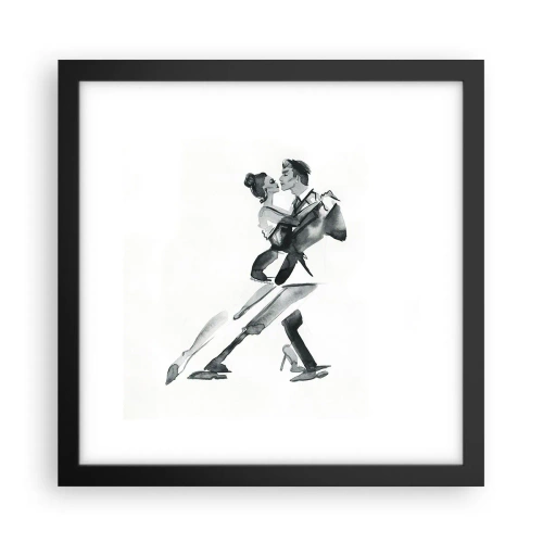 Poszter fehér keretben - Egy ütemben - 30x30 cm