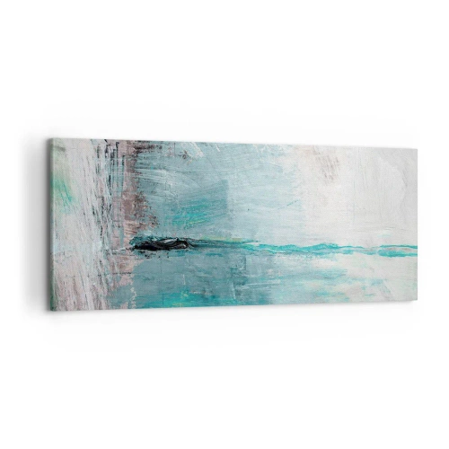 Vászonkép - Vízszintesen kék színben - 100x40 cm