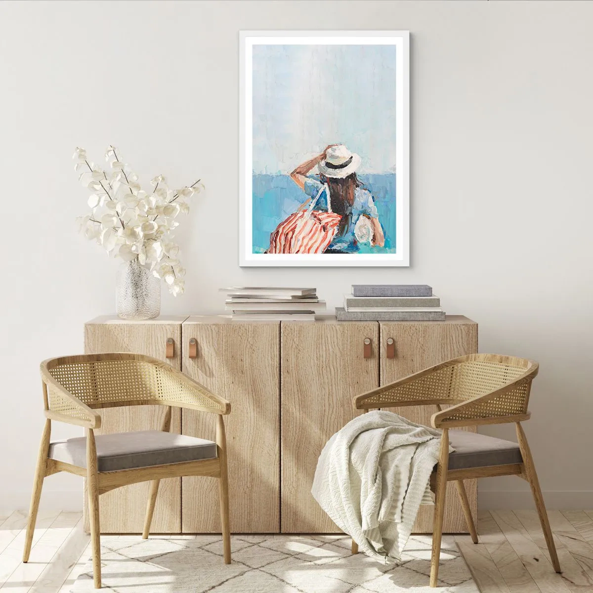 Poszter fekete keretben - Üdvözöljük a nyaraláson - 50x70 cm