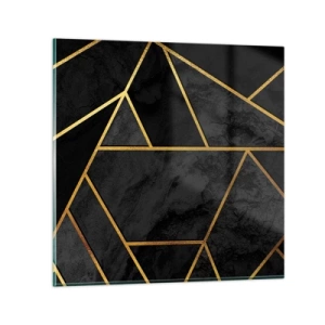 Üveg kép - Sötétség és ragyogás - 30x30 cm