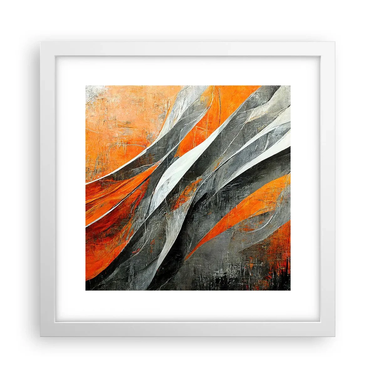 Poszter fekete keretben - Hőség és hideg - 30x30 cm