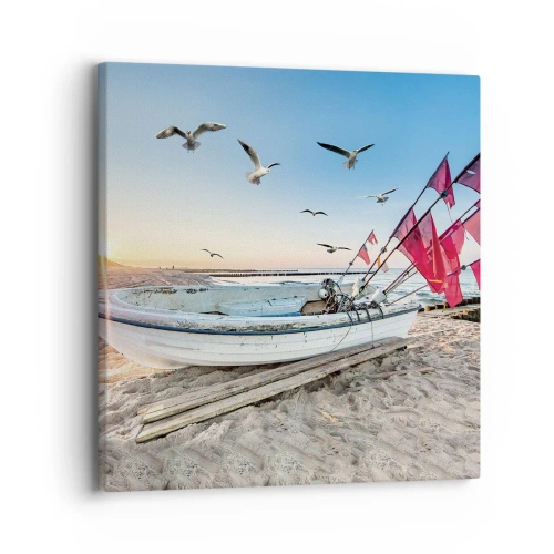 Vászonkép - Megérdemelt pihenés - 30x30 cm