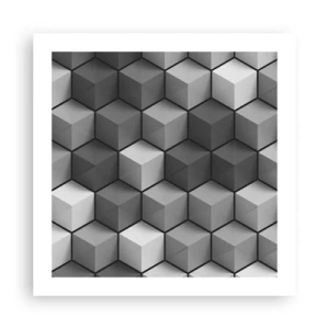 Poszter - Kubista kirakós - 50x50 cm