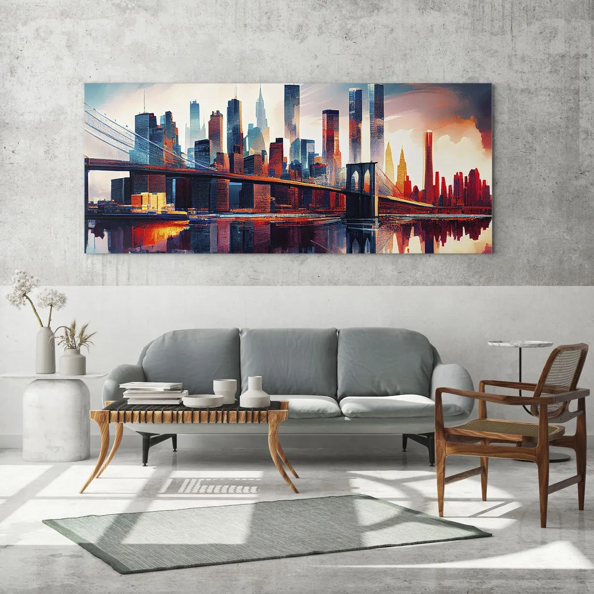 Üveg kép - Fenomenális New York - 90x30 cm