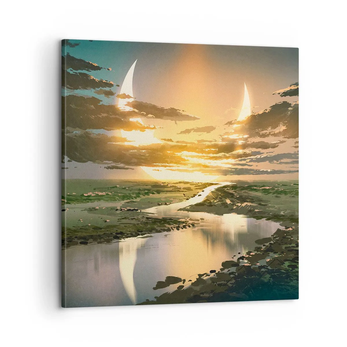 Vászonkép - Valahol egy messzi-messzi galaxisban - 60x60 cm