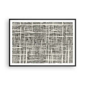 Poszter fehér keretben - Szőtt kompozíció - 100x70 cm