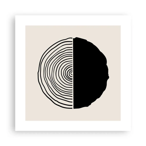 Poszter - Fele fele - 40x40 cm