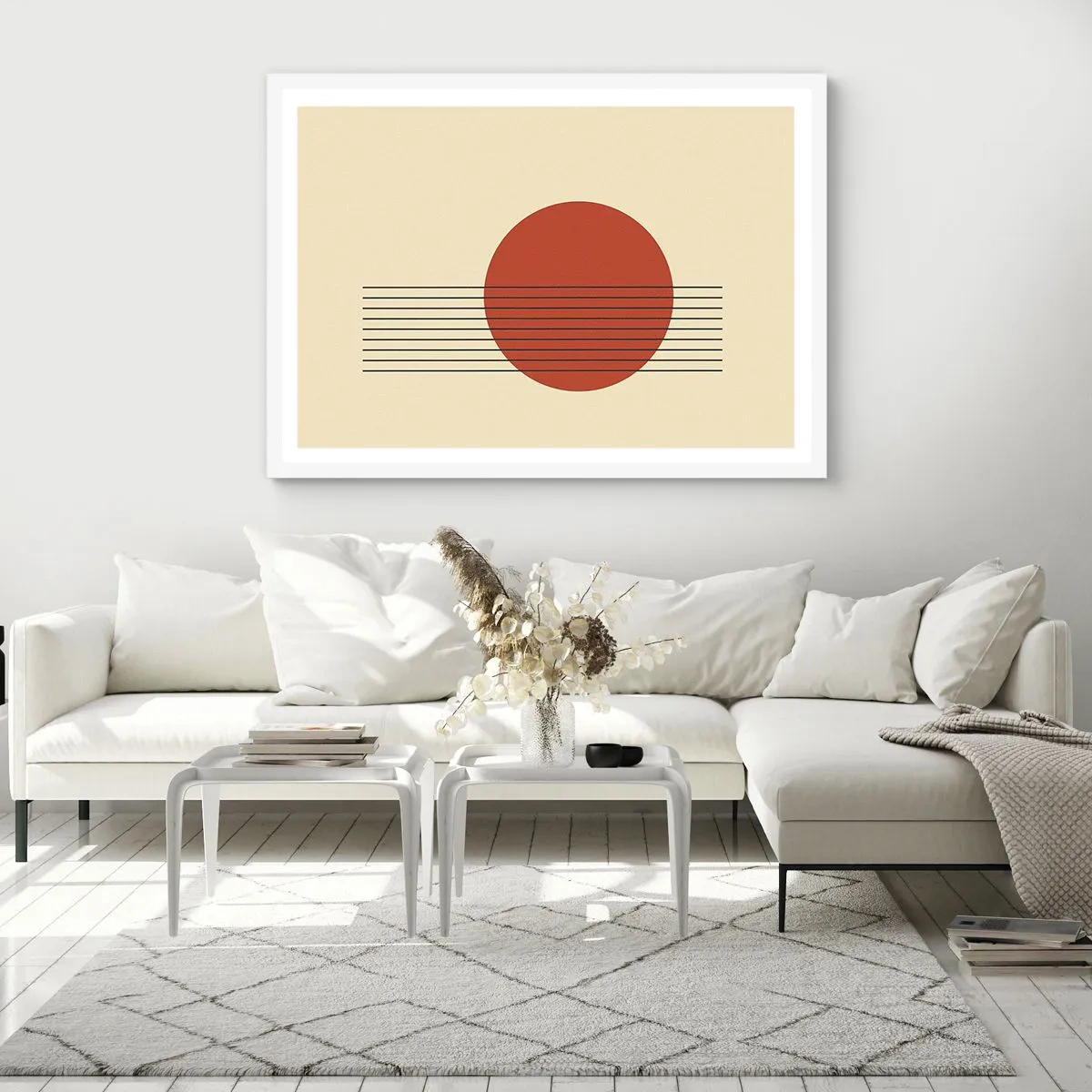 Poszter fekete keretben - Körbe és tovább - 91x61 cm