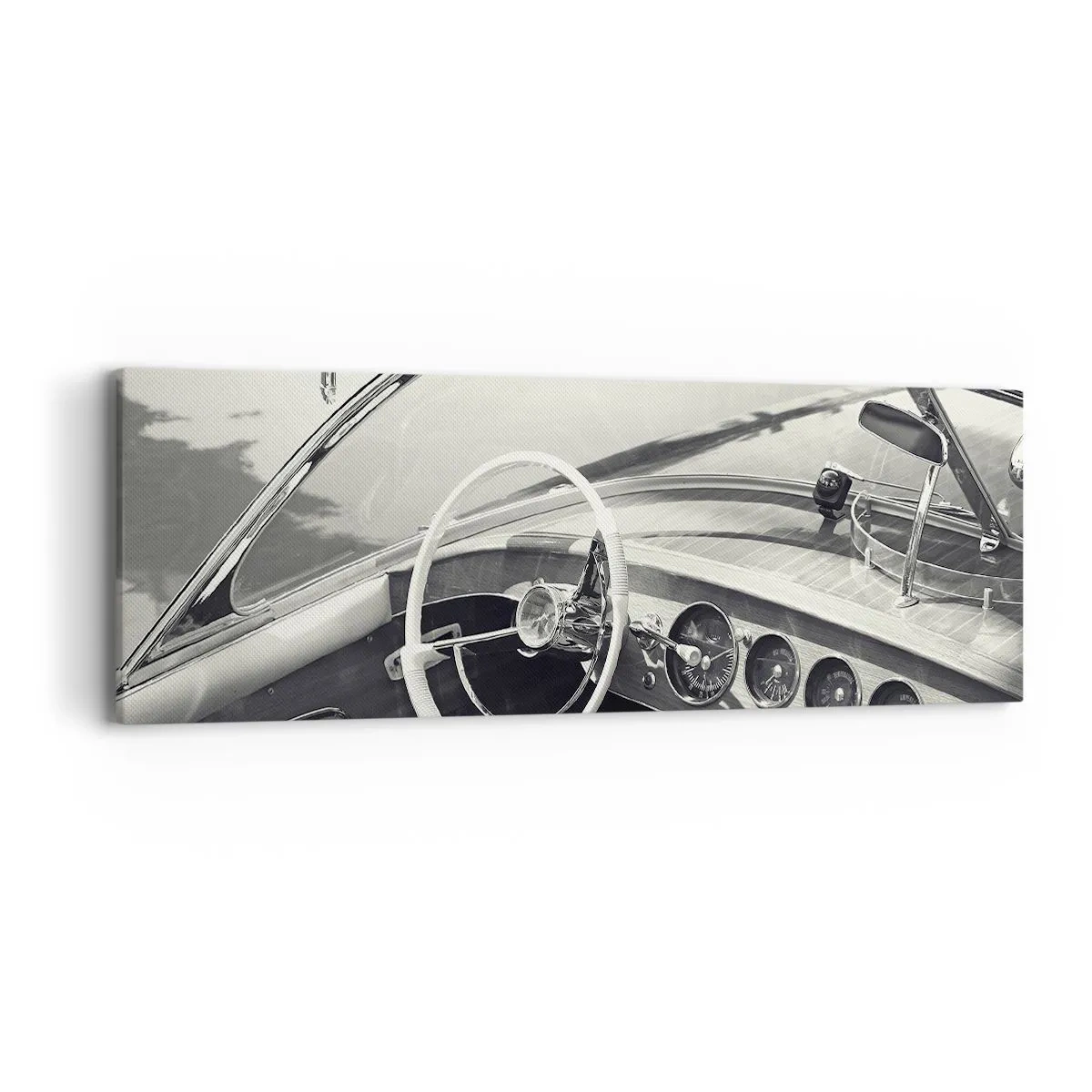 Vászonkép - Időjárás a gazdagoknak - 90x30 cm