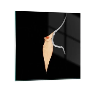 Üveg kép - Elegancia és stílus - 30x30 cm