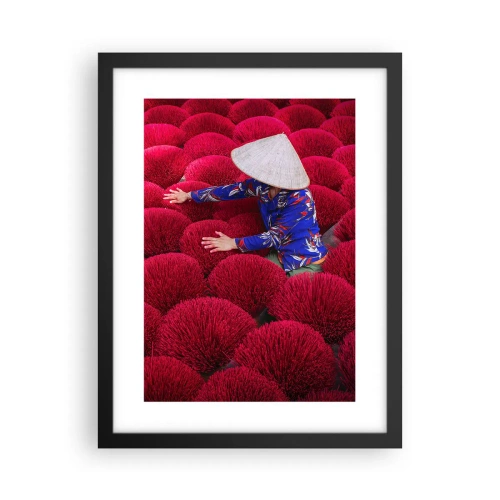 Poszter fehér keretben - A rizsföldön - 30x40 cm