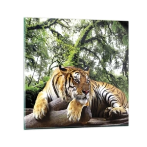 Üveg kép - Tisztelettel - 30x30 cm