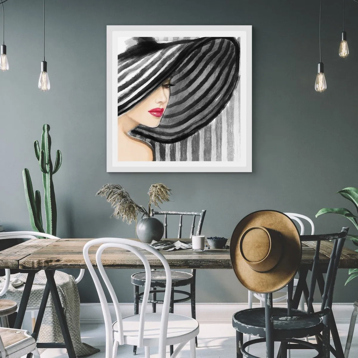 Poszter fekete keretben - Hol keressünk? - 30x30 cm