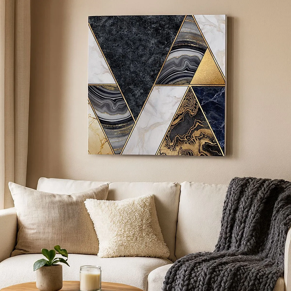 Vászonkép - Kőről kőre - 30x30 cm