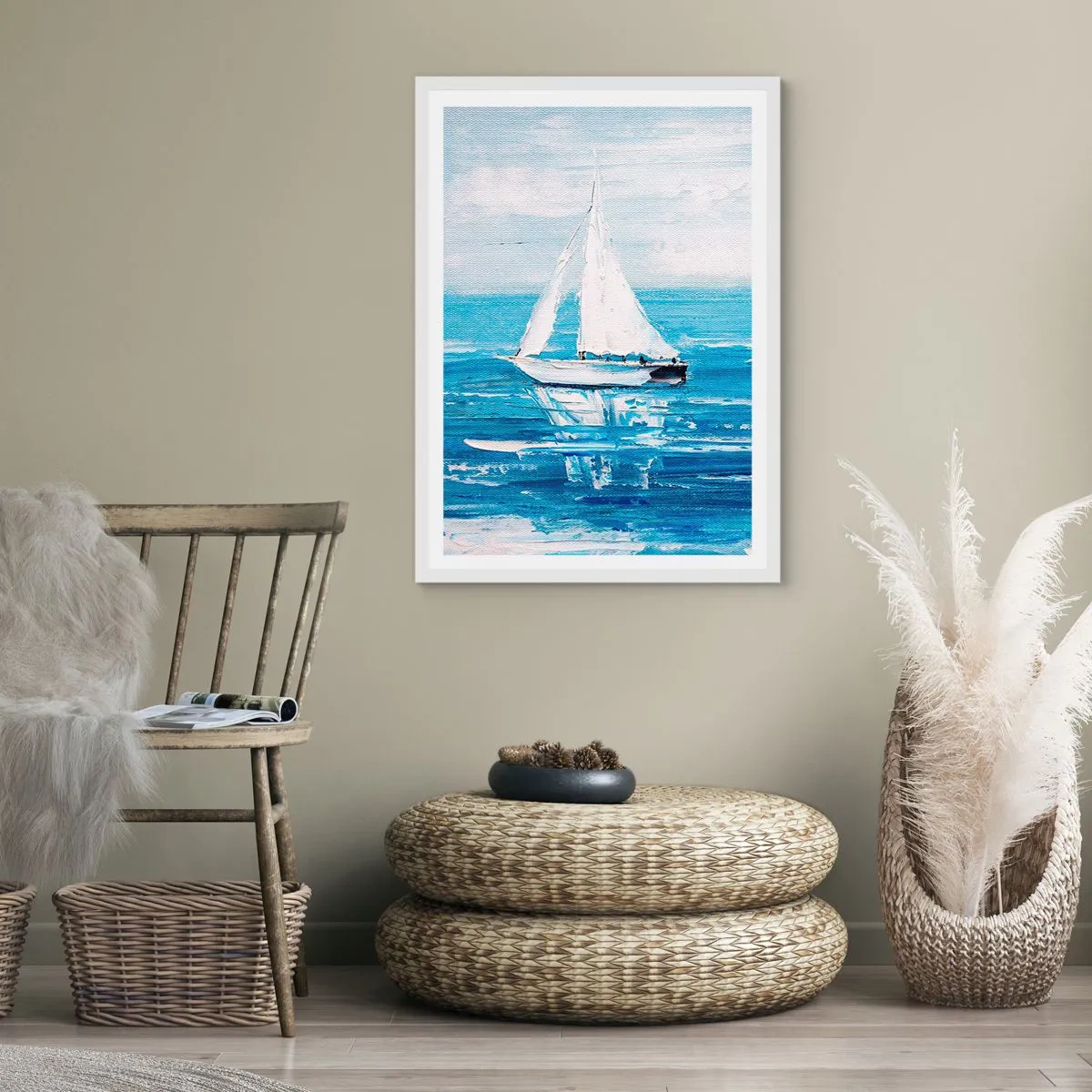 Poszter fekete keretben - Egy barátoddal az oldaladon - 61x91 cm