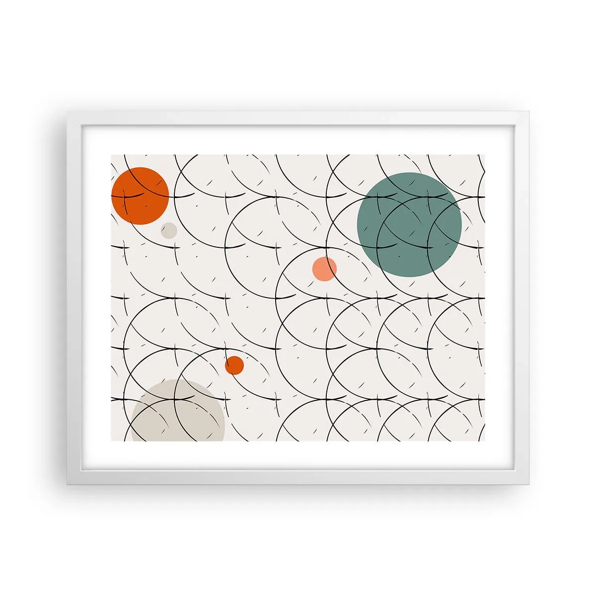 Poszter fekete keretben - A pop-art szellemében - 50x40 cm