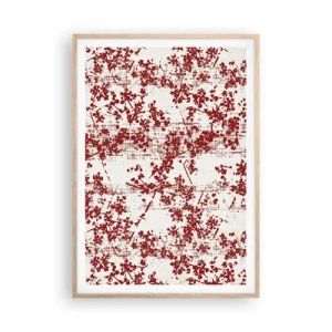 Poszter világos tölgy keretben - Mint egy régi perkál - 70x100 cm