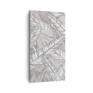 Vászonkép - Tollas kavarodás - 55x100 cm