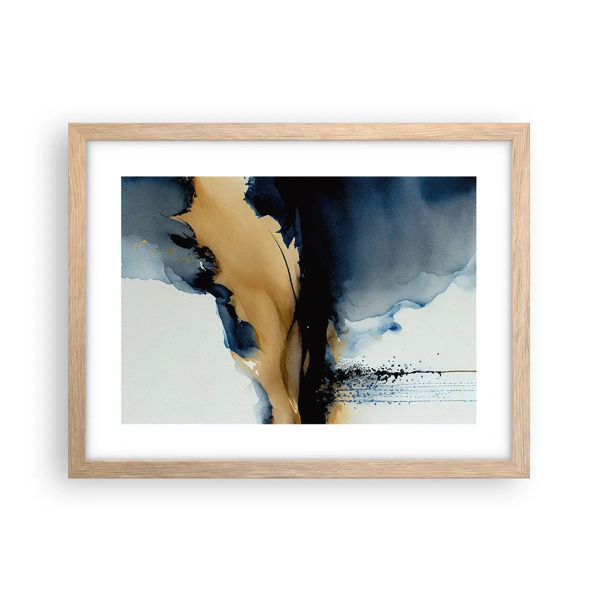 Poszter világos tölgy keretben - A fátyol mögött - 40x30 cm