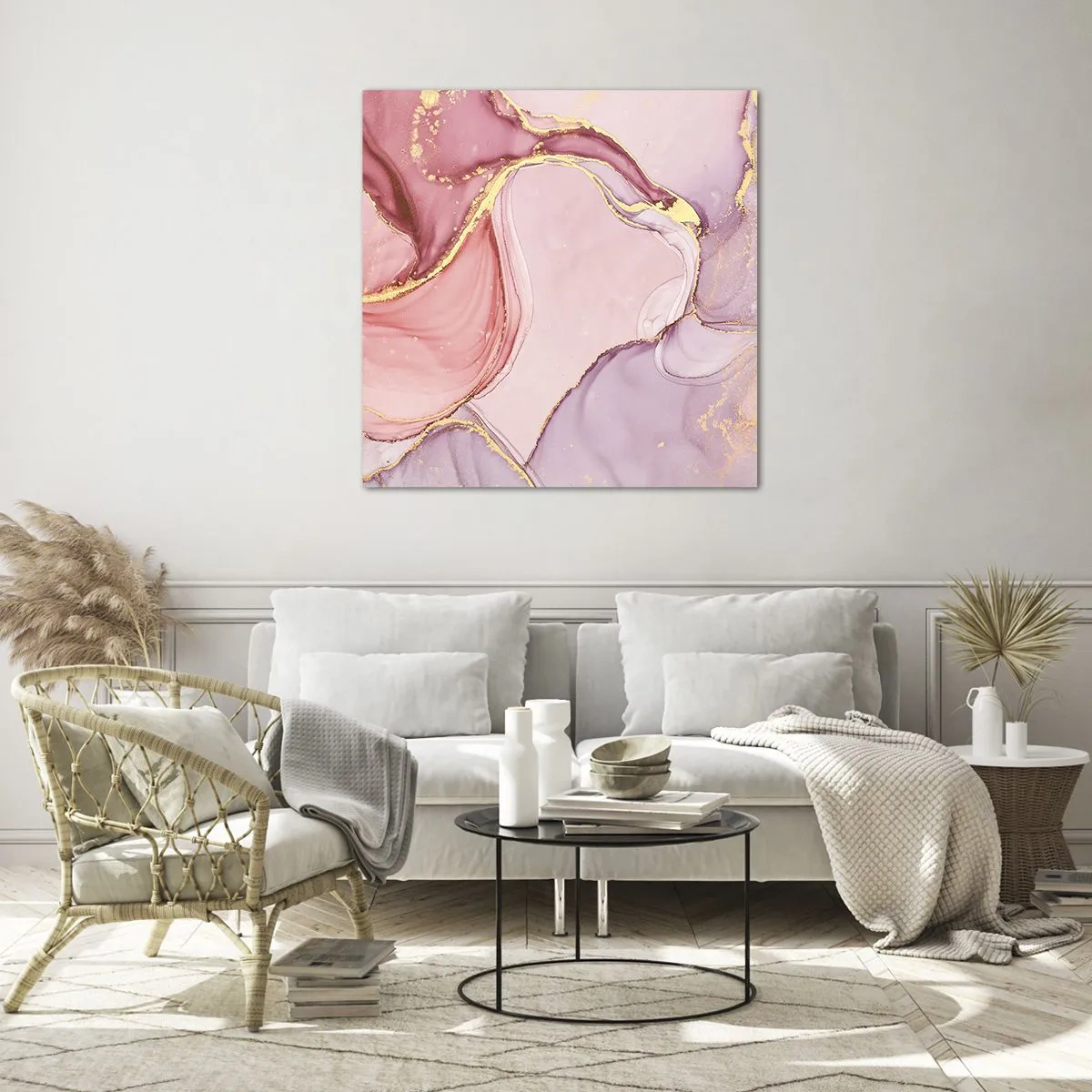 Üveg kép - A színek simogatása - 70x70 cm