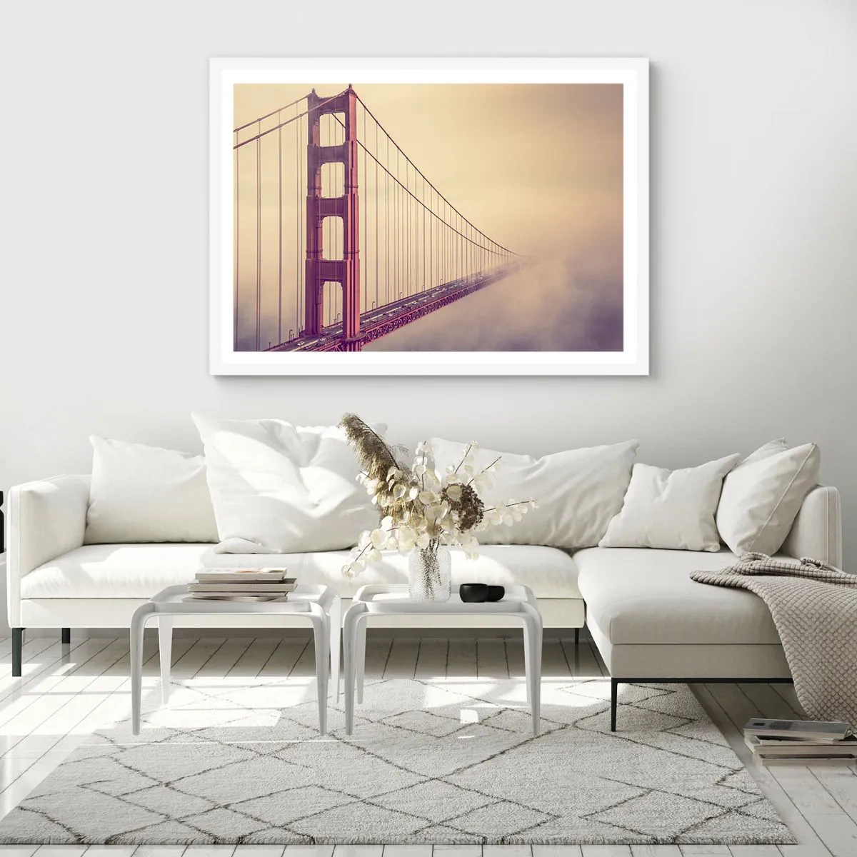 Poszter fekete keretben - Ég és föld között - 40x30 cm