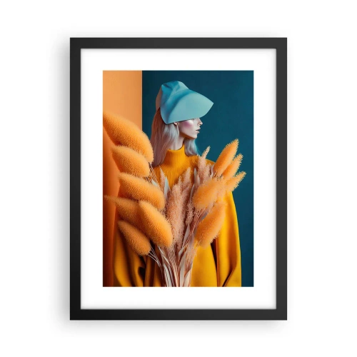 Poszter fehér keretben - Bolyhos portré - 30x40 cm