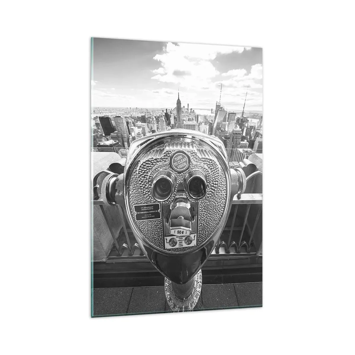 Üveg kép - A városok városa - 80x120 cm