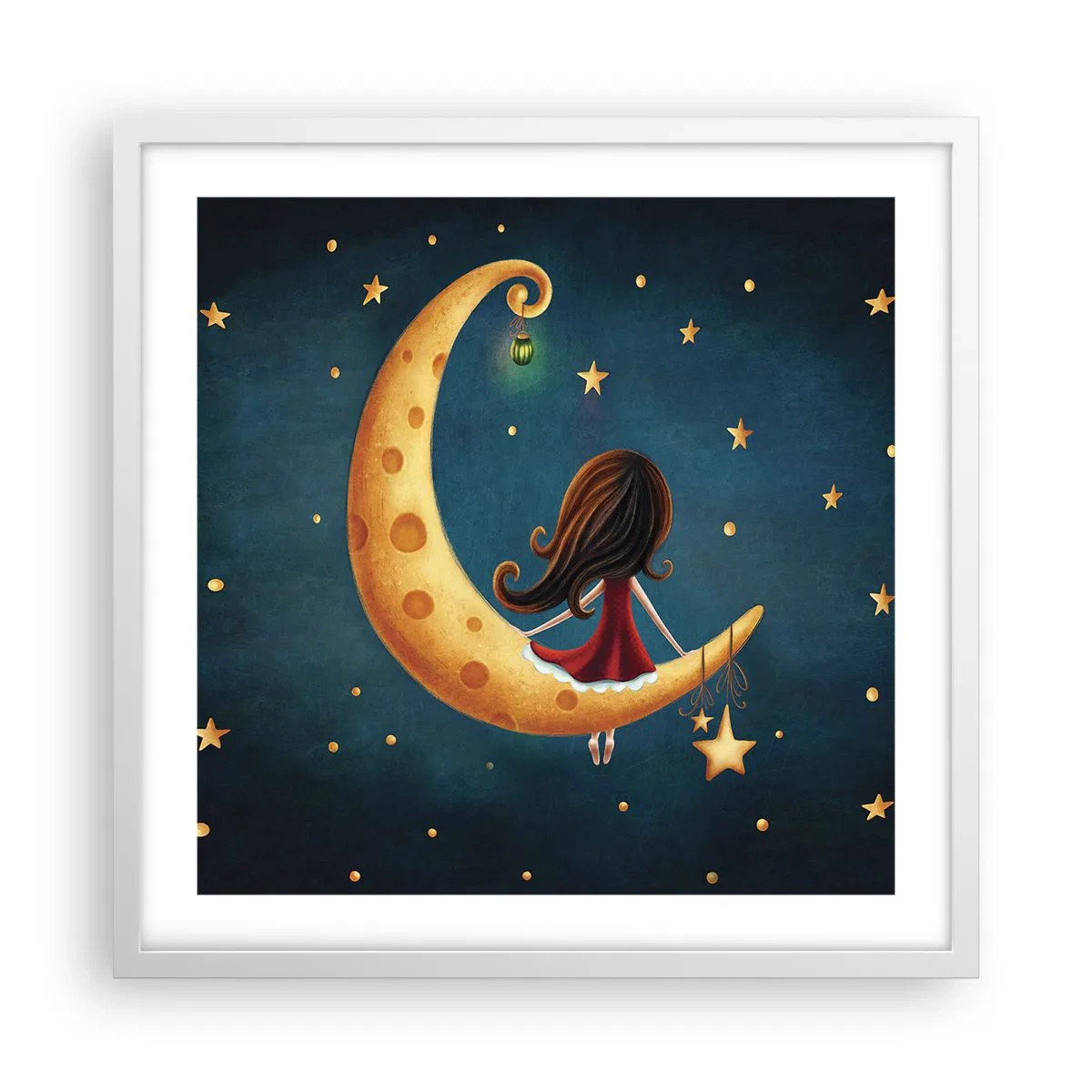 Poszter fekete keretben - Egyszer volt… - 50x50 cm