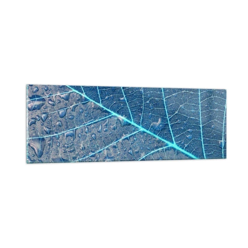 Üveg kép - Az élet kékben - 90x30 cm