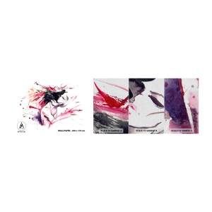 Fotótapéta Minta Premium Sand - A szerelem beteljesülése - Absztrakció, Nő és Férfi, Szerelem - 100x30 cm