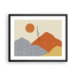 Poszter fehér keretben - A japán szellemben - 50x40 cm