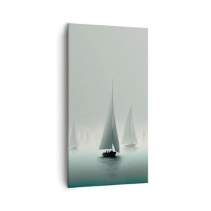 Vászonkép - Ködből épült - 55x100 cm