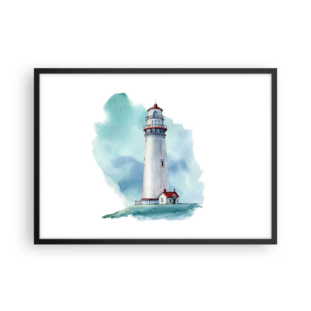 Poszter fehér keretben - A kék szelíd húga - 70x50 cm