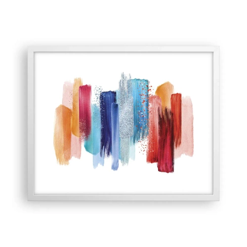 Poszter fekete keretben - Fel és le - 50x40 cm