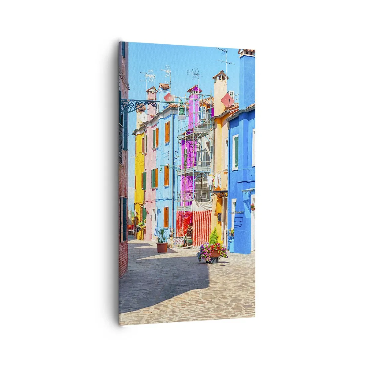 Vászonkép - Város "A papagájoknál" - 65x120 cm