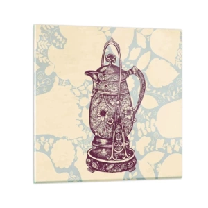 Üveg kép - A mindennapi élet szépsége - 30x30 cm