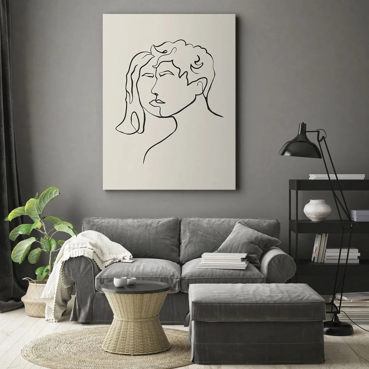 Vászonkép - És egységgé vált - 55x100 cm