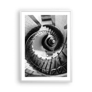 Poszter fekete keretben - Feljebb es feljebb - 50x70 cm