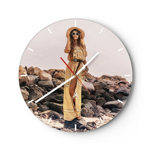 Falióra, Óra - A kövek varázsa - 40x40 cm