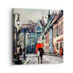 Vászonkép - Eső a kettőjüknek - 40x40 cm