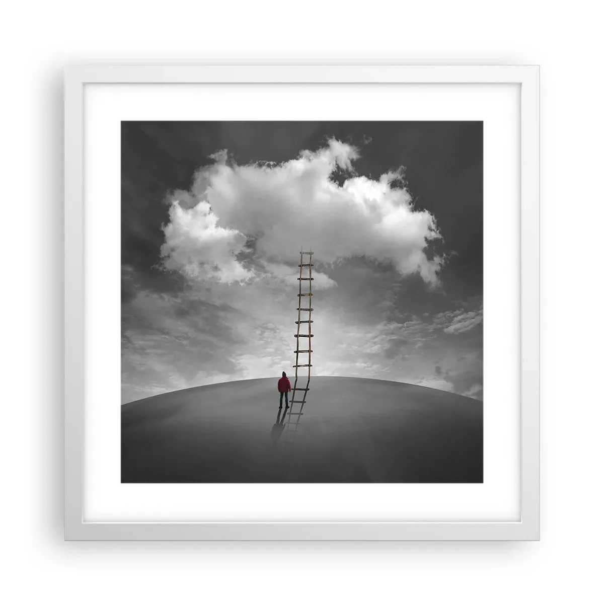 Poszter fekete keretben - Minden lehetséges - 40x40 cm