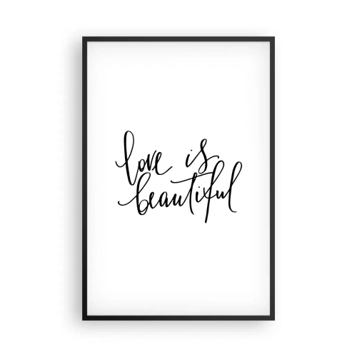 Poszter fehér keretben - Olvass és ismételj - 61x91 cm