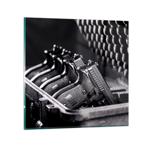 Üveg kép - Férfi sport - 70x70 cm