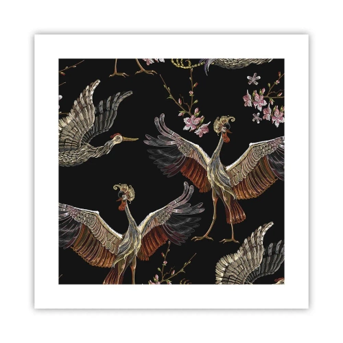 Poszter - Mesebeli madár - 40x40 cm